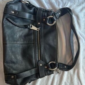 Fossil ladies black bag